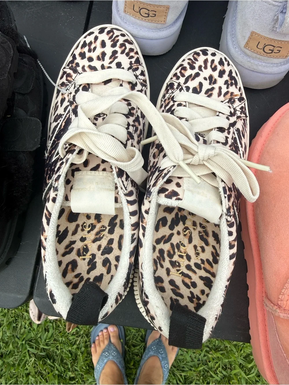 Kate Spade Leopard Print Women's sneakers new